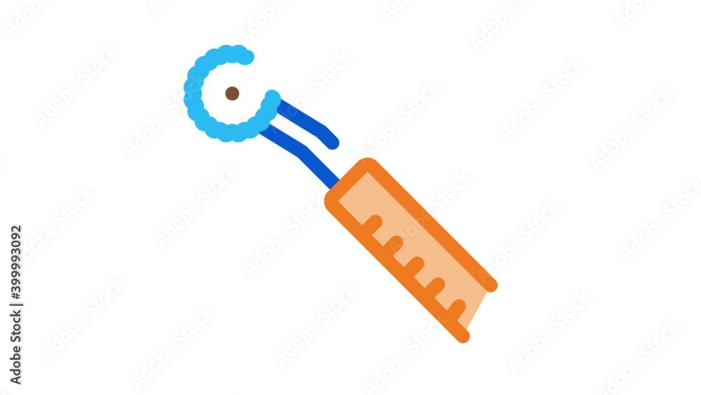 leather cutting knife Icon Animation. color leather cutting knife animated icon on white background leather cutting knife Icon Animation. color leather cutting knife animated icon on white background