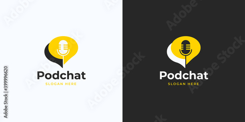 bubble chat podcast logo