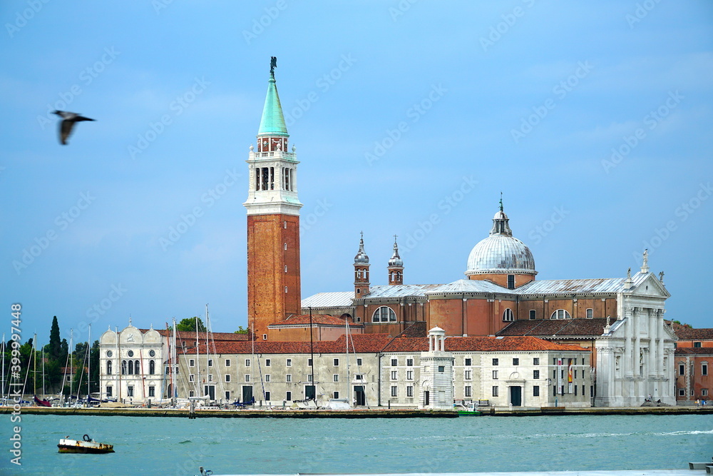 Fototapeta premium View at San Giorgio Maggiore island, Venice, Veneto, Italy