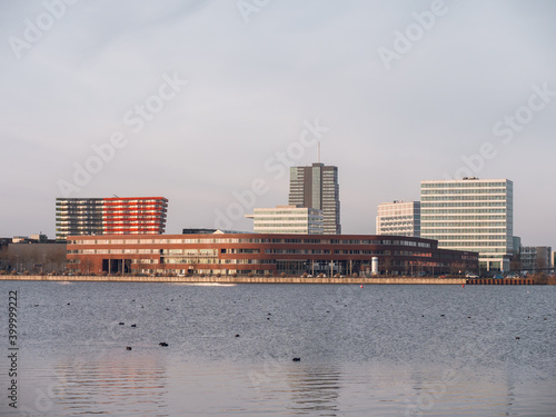 Almere city center in Flevoland, The Netherlands