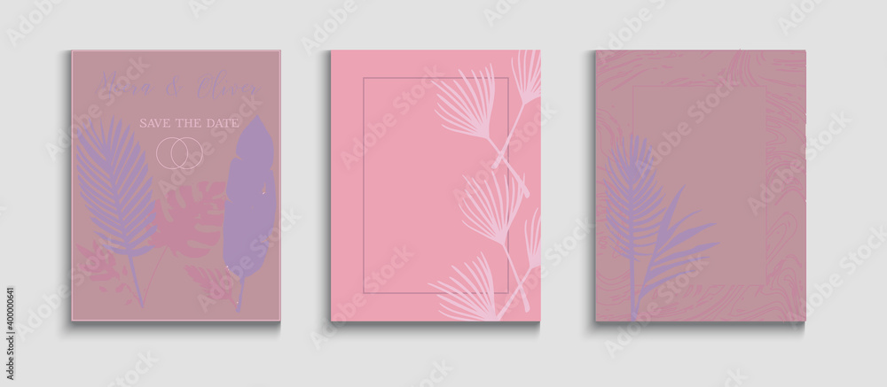 Abstract Trendy Vector Cards Set. Hand Drawn Elegant Background. Abstract Trendy Vector Cards Set. Hand Drawn Elegant Background.