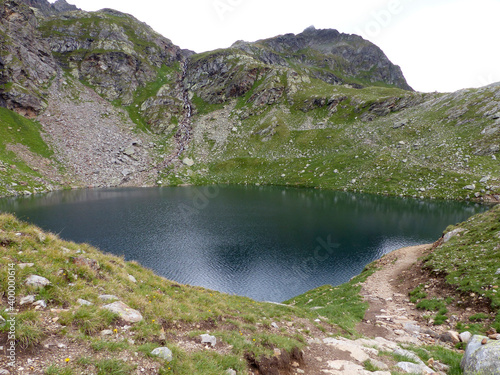Fototapeta Naklejka Na Ścianę i Meble -  Texelgruppe mountain hiking, South Tyrol, Italy