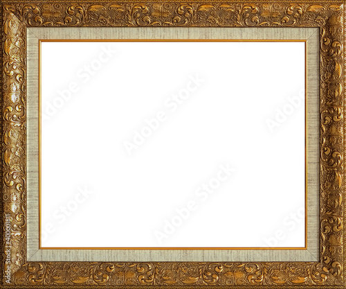 Gold picture frame
