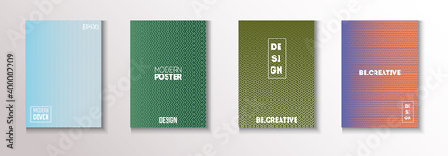 Folded Minimal Cover Vector Set. Cool Technology Wallpaper. Pattern