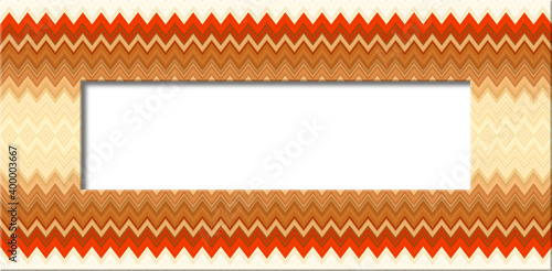 chevron zigzag pattern back...