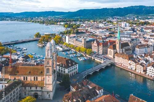 Obraz na płótnie Zurich, Switzerland w salonie