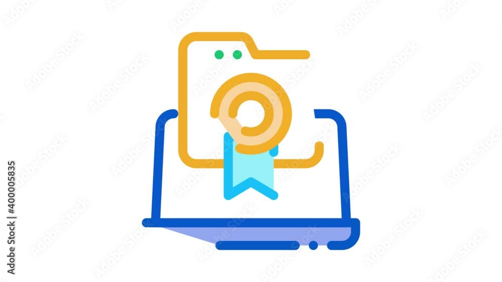 laptop screen screenshot Icon Animation. color laptop screen screenshot animated icon on white background laptop screen screenshot Icon Animation. color laptop screen screenshot animated icon on white background