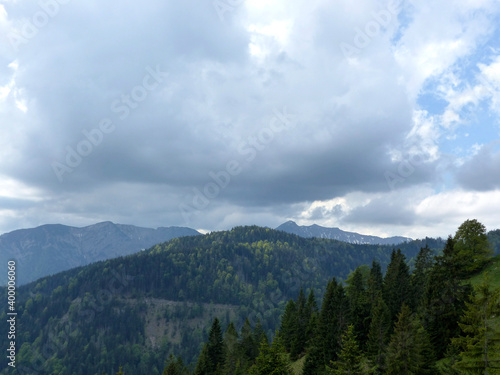 Mountain tour to Seebergkopf mountain, Bavaria, Germany