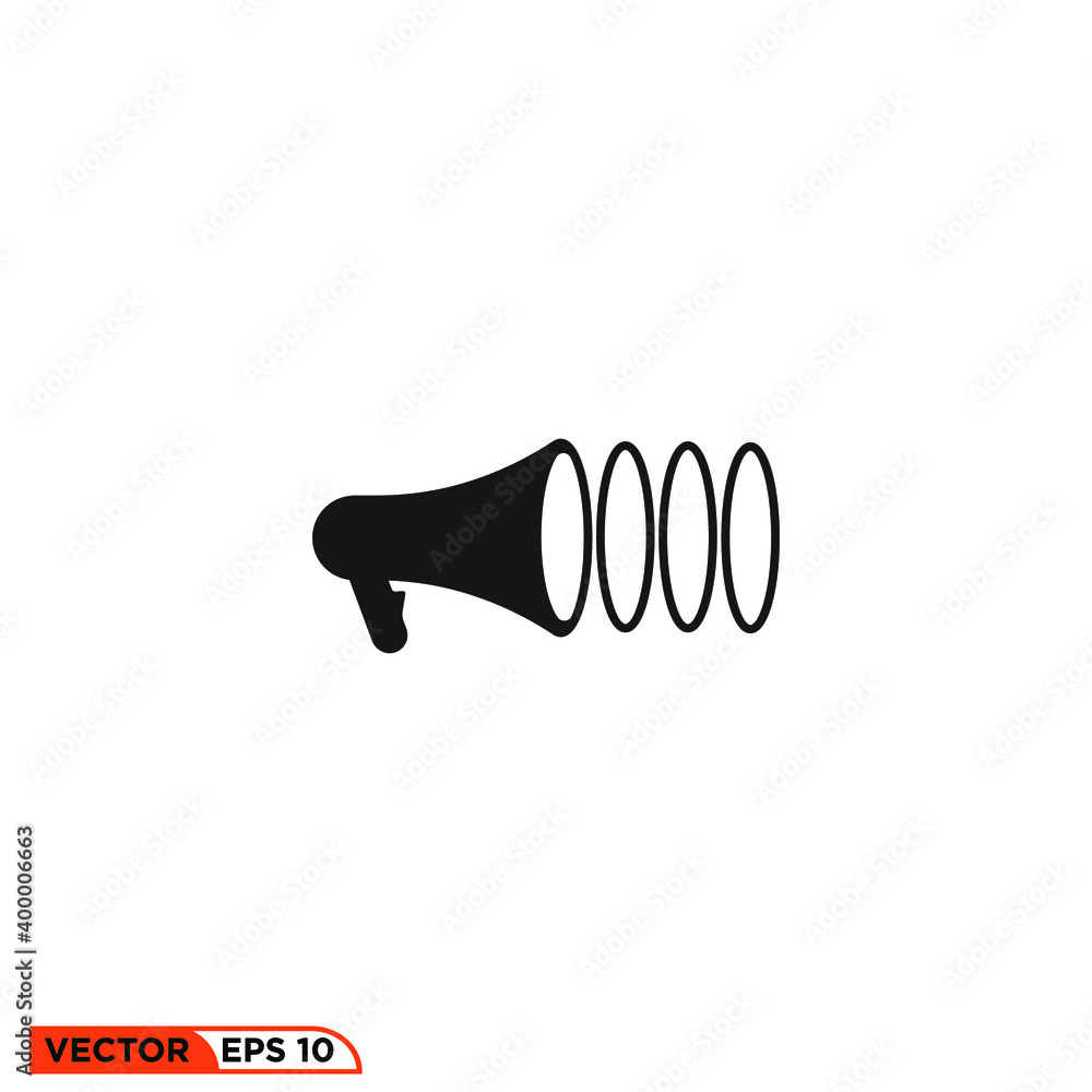 Icon vector graphic of Megaphone Icon vector graphic of Megaphone
