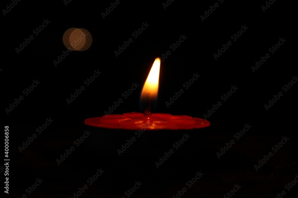 Burning a candle at night removes darkness Burning a candle at night removes darkness