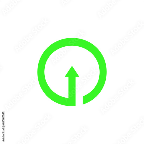 Free Download Arrow Up Logo Design  - GFXLoad