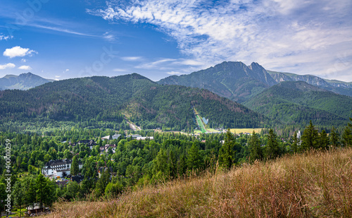 Tatry - widok na Giewont z Antałówki