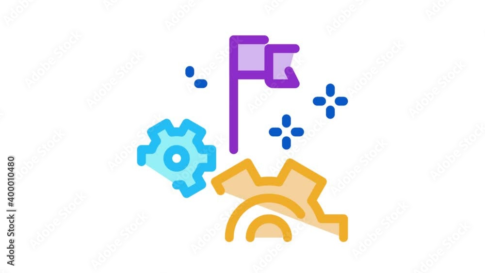 engine optimization settings Icon Animation. color engine optimization settings animated icon on white background engine optimization settings Icon Animation. color engine optimization settings animated icon on white background