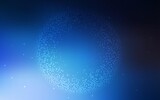 Dark BLUE vector background with galaxy stars. Shining illustration with sky stars on abstract template. Template for cosmic backgrounds.