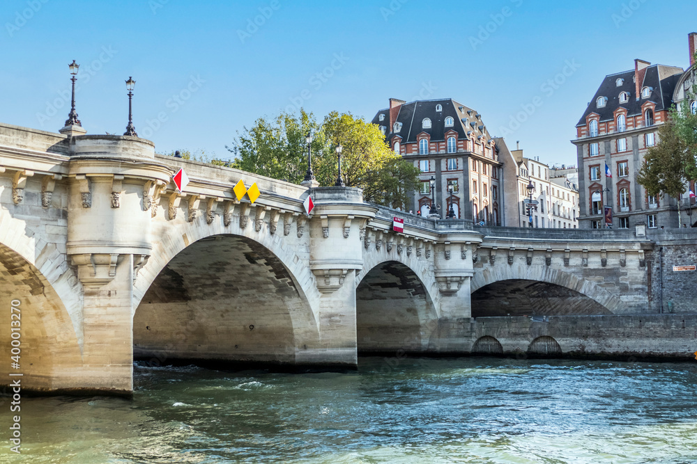 The Pont Neuf over the Seine in Paris