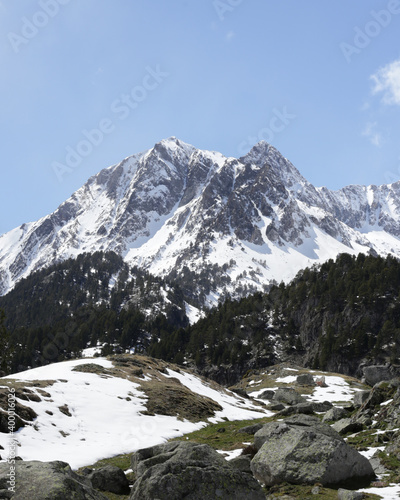 landscape with snow