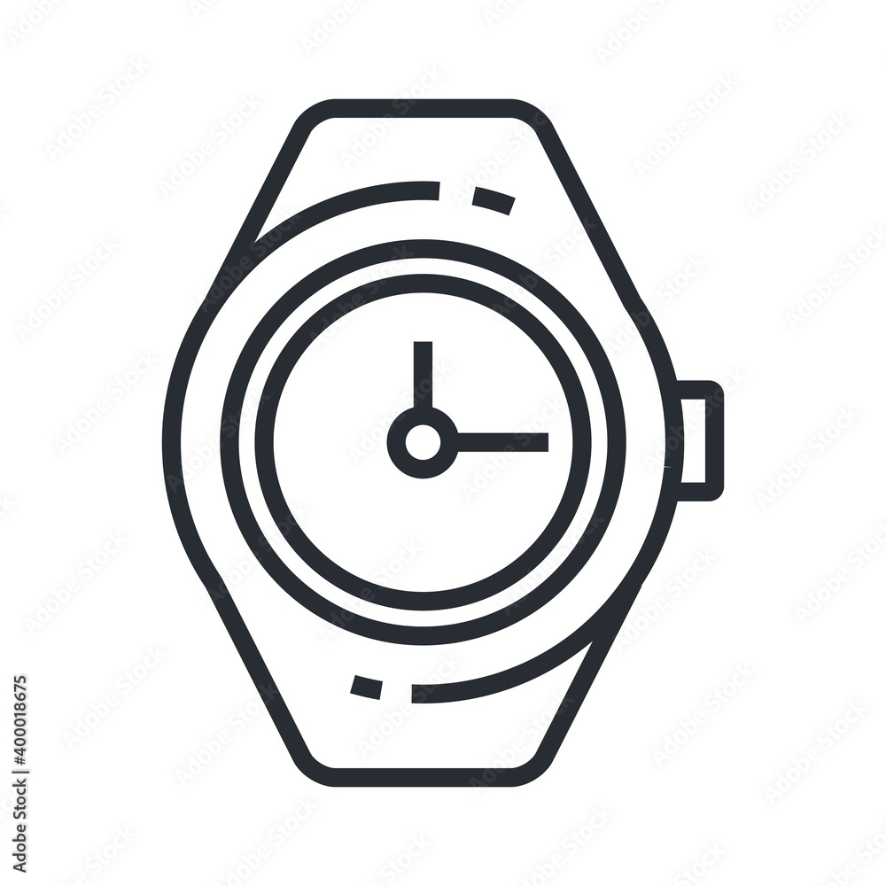 Underwater diving watch icon isolated on clean background. Underwater diving watch icon isolated on clean background.