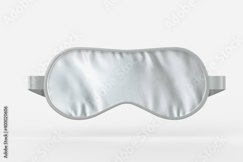 Sleeping eye mask, isolated on white background. 3d illustration photo