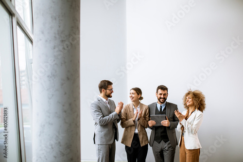 Multiethnic young business ...