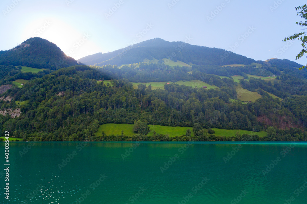 Lungernsee im Sommer, Schweiz