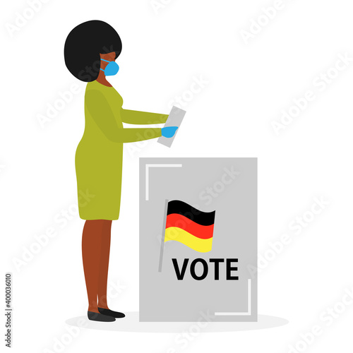 Vote Vector People Election Campaign Germany