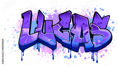 The name Lucas in Graffiti Style photo