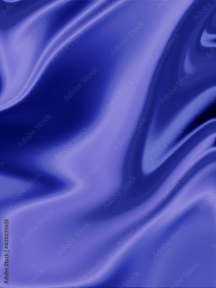 Obraz premium BLUE TONES SOFTLY MERGING & FLOWING ABSTRACT 