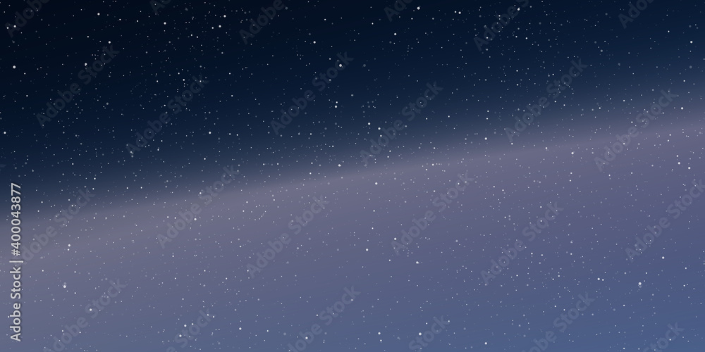 Fototapeta premium Astrology horizontal star universe background, Beam in the space and nebula, Milky way galaxy in the infinity space, Vector illustration.