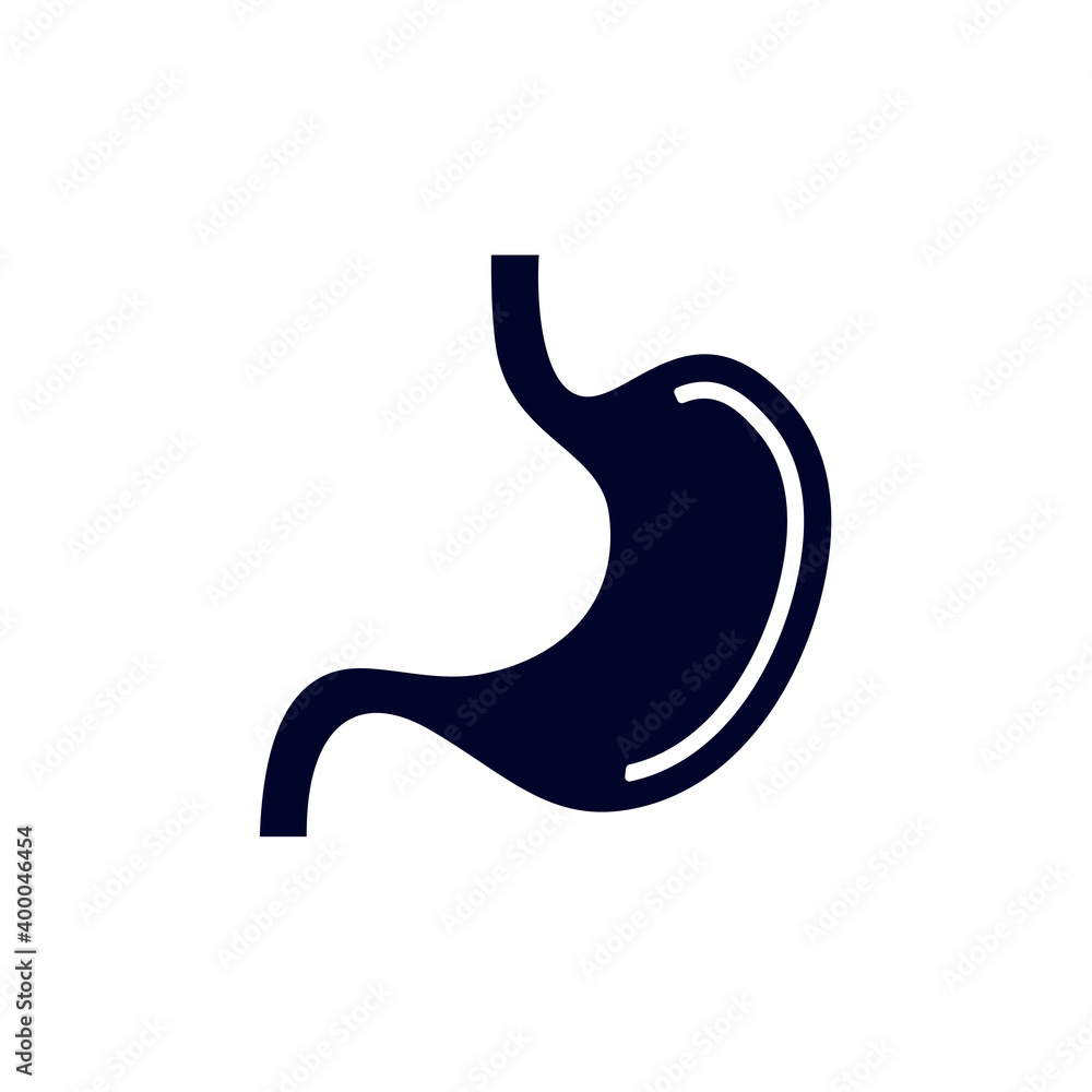 Stomach logo design vector template, Organs logo design concept, Icon symbol