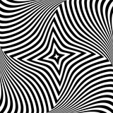 Twisting movement illusion. Abstract op art design.