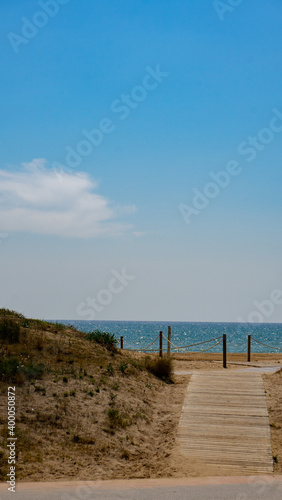 The beach and the sea