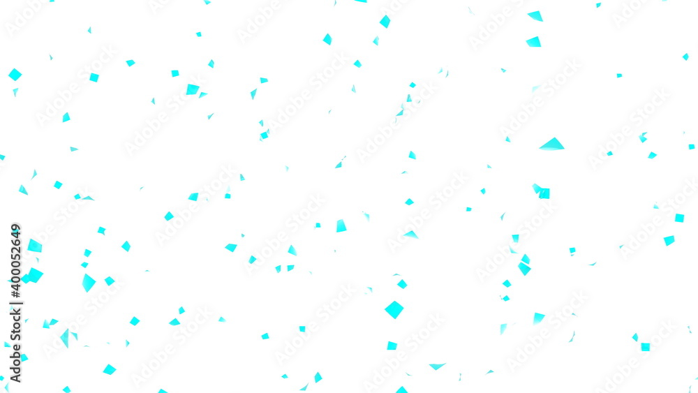 紙吹雪 水色 パーティクル キラキラ 白背景 別verあり Stock Illustration Adobe Stock
