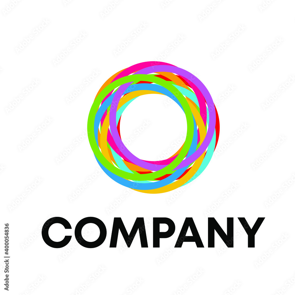 abstract circle logo abstract circle logo