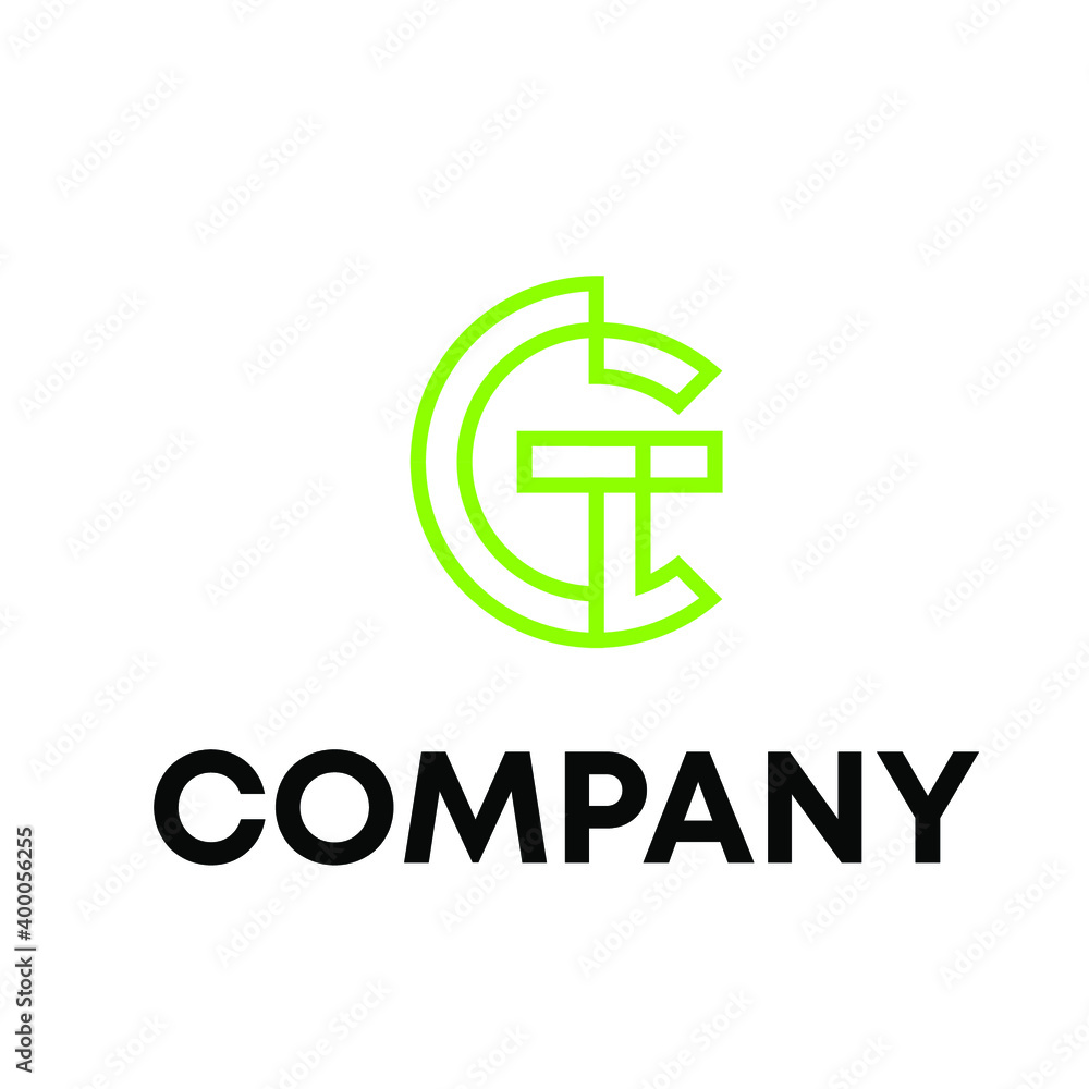 Obraz premium CT Logo Design