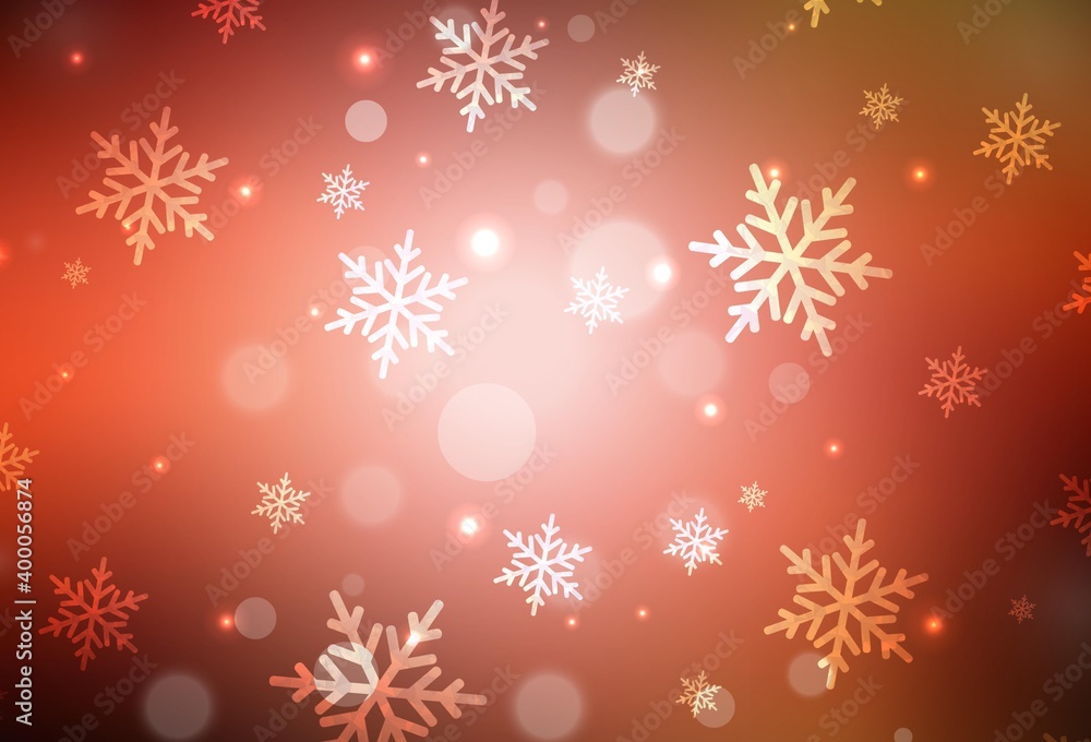 Light Red vector backdrop in holiday style. Light Red vector backdrop in holiday style.