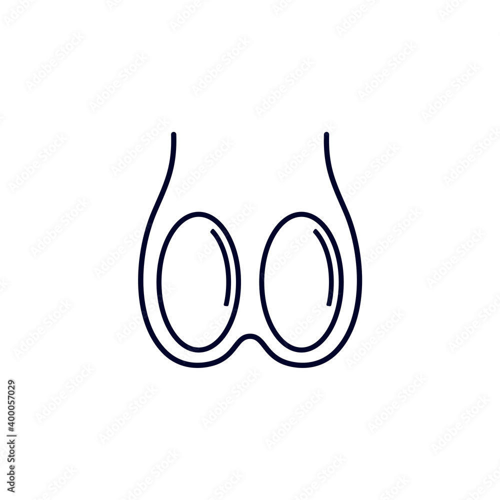 Testicles logo design vector template, Organs logo design concept, Icon symbol Testicles logo design vector template, Organs logo design concept, Icon symbol