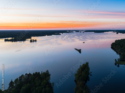 calm sea in the evening