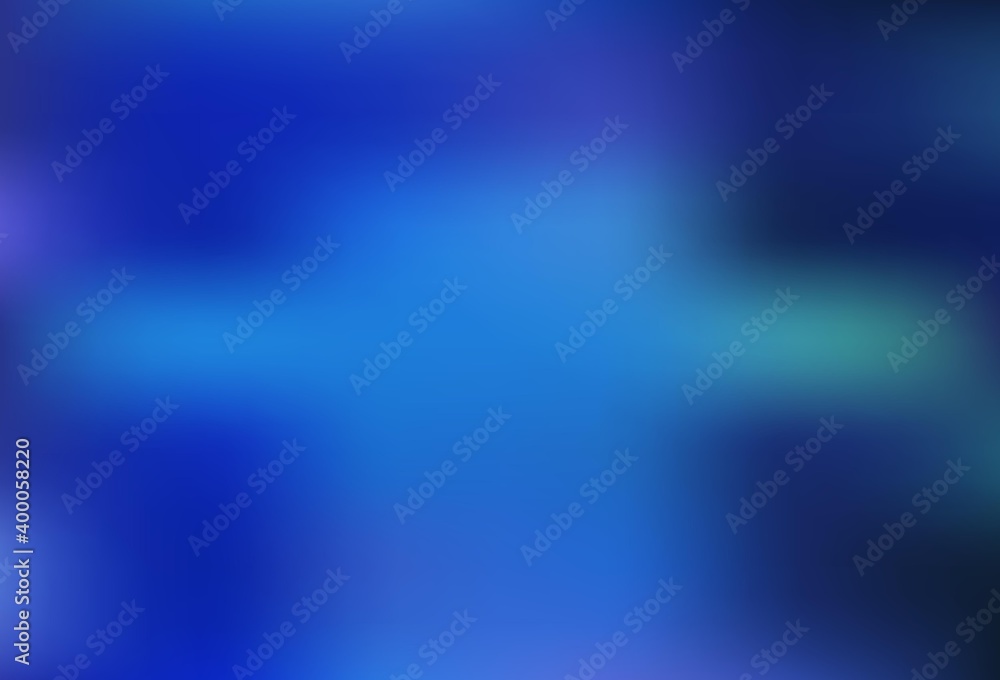 Light BLUE vector background with galaxy stars.