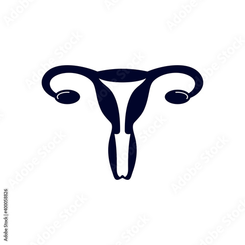 female reproductive organs logo design vector template, Organs logo design concept, Icon symbol
