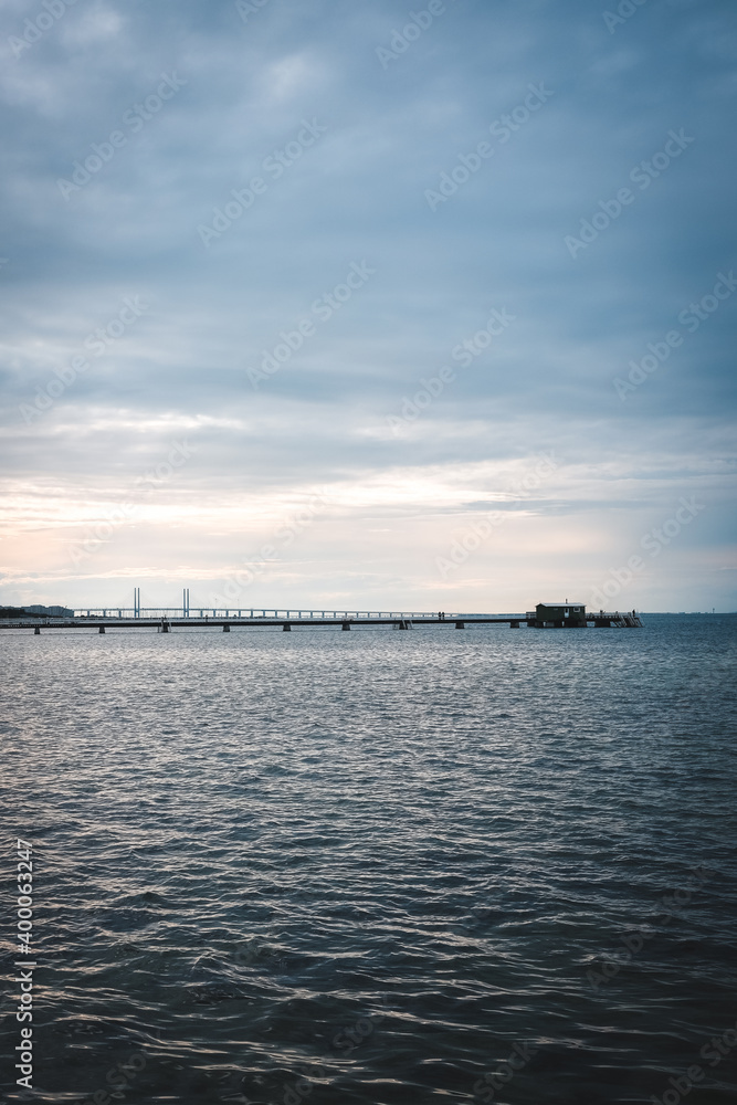 sunset over the sea, Baltic Sea