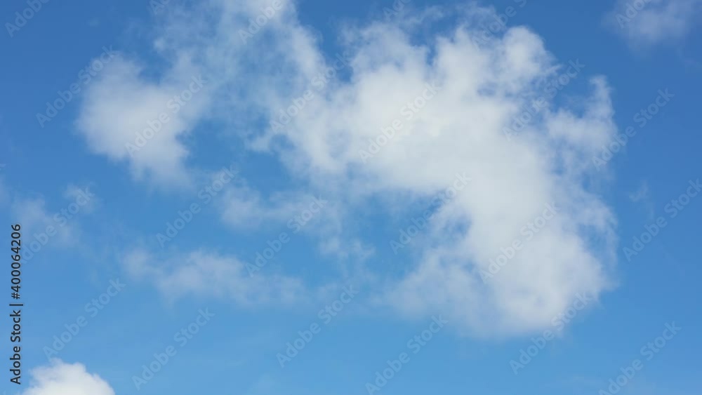 Blue heaven with fast fly white clouds landscape in summer day. Blue heaven with fast fly white clouds landscape in summer day.
