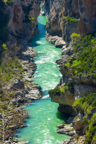 Foz de Lumbier, Salazar river, Navarra, Spain, Europe photo