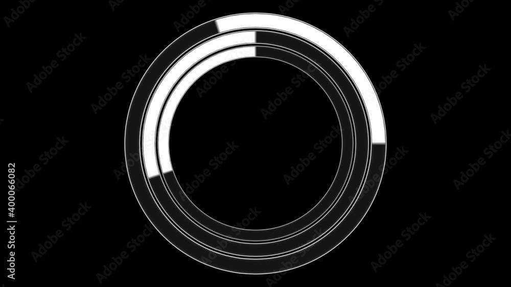 3d Looped animation of Trendy loading neon circles. Progress Icon with alpha channel and green screen. Downloading sign. 3d Looped animation of Trendy loading neon circles. Progress Icon with alpha channel and green screen. Downloading sign.