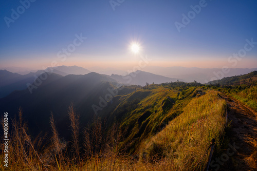 Sunset Ridge at Phu Chi Fa, Chiang Rai, Thailand
