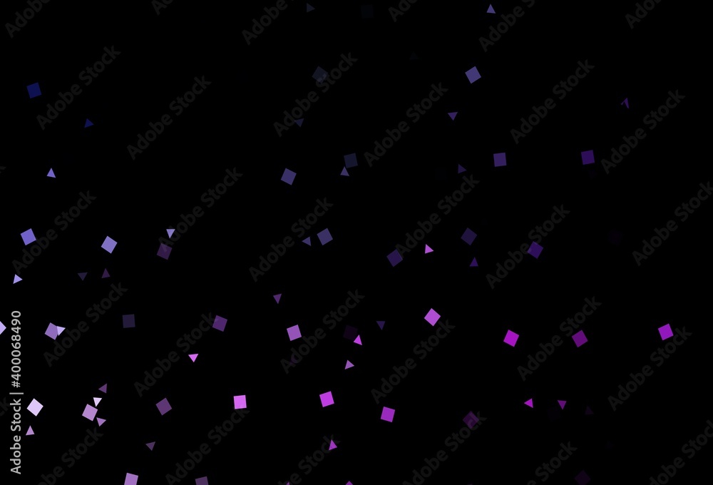 Dark Pink, Blue vector texture in poly style with circles, cubes.