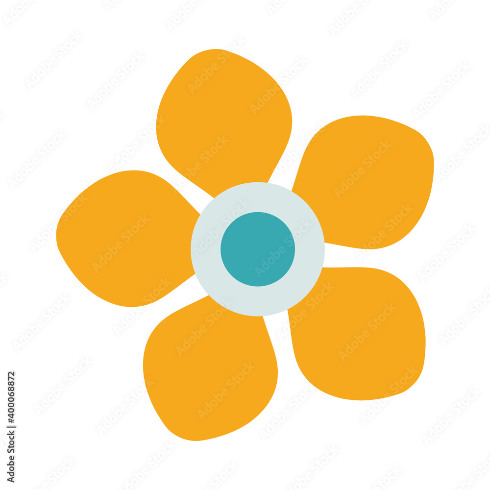beautiful flower yellow and blue decoration garden beautiful flower yellow and blue decoration garden