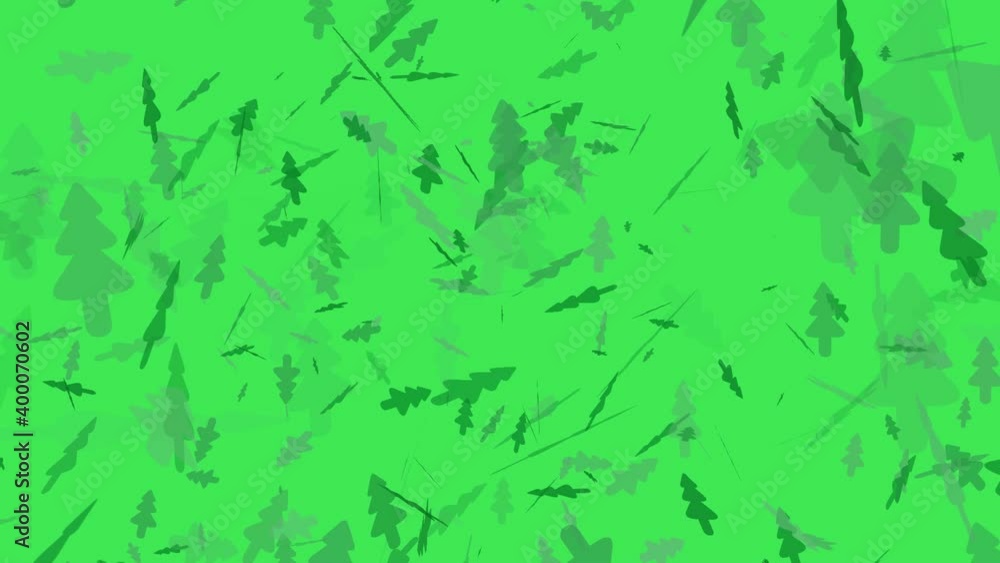 Alberi verdi su sfondo verde. Alberi verdi su sfondo verde.