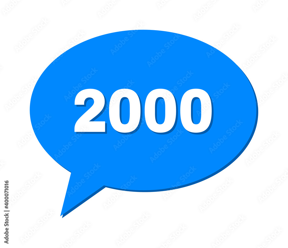 Conversation 2000 Colored Cloud Frame. 2000 caption is located inside colored cloud with shadow. Vector quote tag inside chat frame. Conversation 2000 Colored Cloud Frame. 2000 caption is located inside colored cloud with shadow. Vector quote tag inside chat frame.