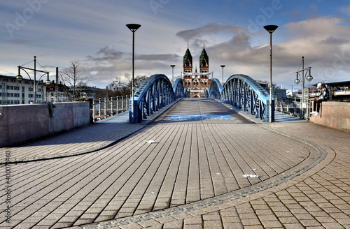 Wiwili-Brücke in Freiburg im Breisgau photo