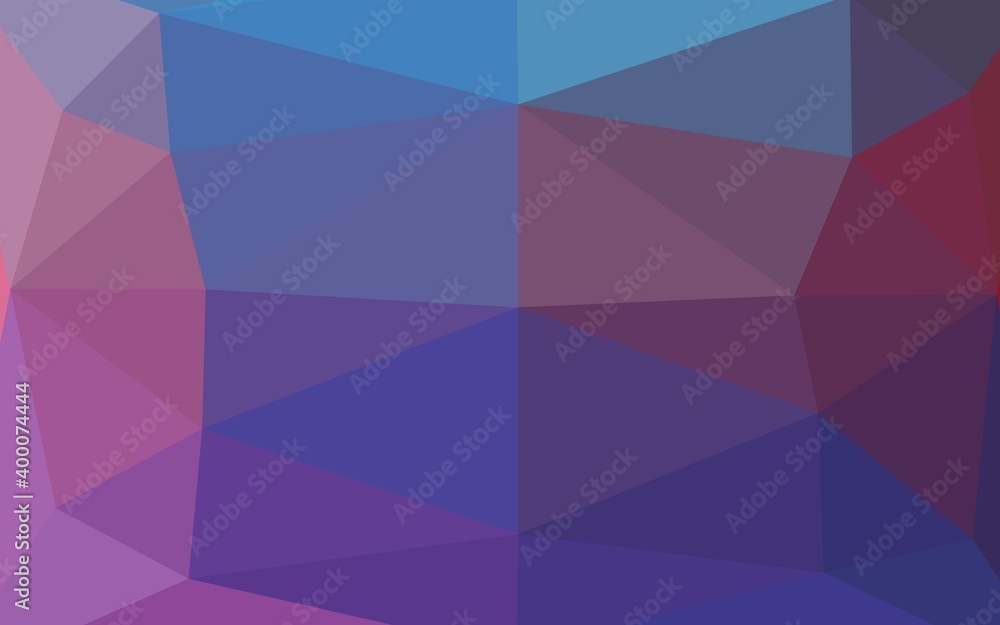 Dark Blue, Red vector polygon abstract layout. Dark Blue, Red vector polygon abstract layout.